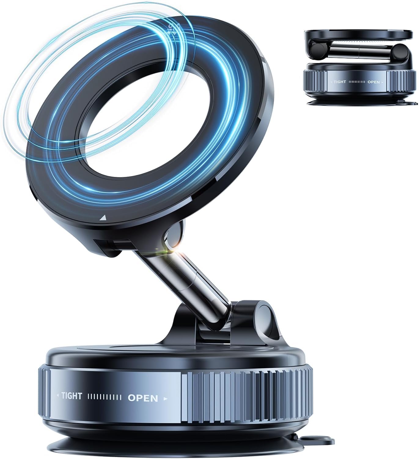 Vacuum Magnetic Phone Holder Foldable Design 360°