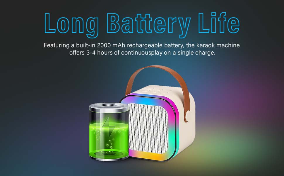 Bluetooth Karaoke Speaker with Microphone