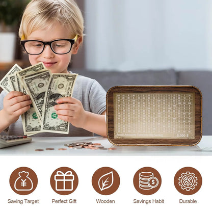 Savings Challenge Piggy Bank